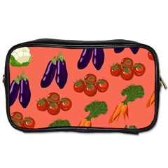 Vegetable Carrot Tomato Pumpkin Eggplant Toiletries Bags by Mariart