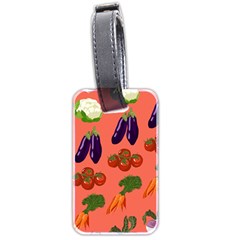 Vegetable Carrot Tomato Pumpkin Eggplant Luggage Tags (two Sides)