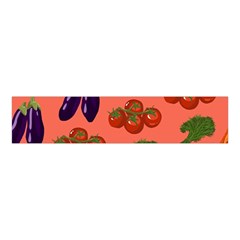 Vegetable Carrot Tomato Pumpkin Eggplant Velvet Scrunchie by Mariart