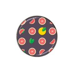 Wild Textures Grapefruits Pattern Lime Orange Hat Clip Ball Marker (10 Pack) by Mariart