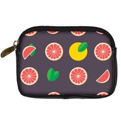 Wild Textures Grapefruits Pattern Lime Orange Digital Camera Cases by Mariart