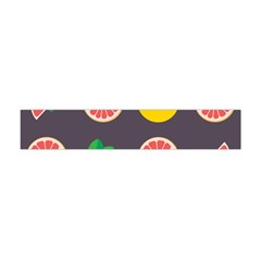 Wild Textures Grapefruits Pattern Lime Orange Flano Scarf (mini) by Mariart