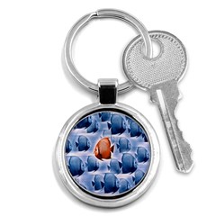 Swim Fish Key Chains (round) 