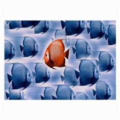 Swim Fish Large Glasses Cloth by Mariart