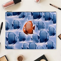 Swim Fish Cosmetic Bag (xl) by Mariart