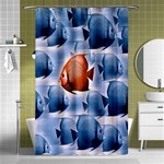 Swim Fish Shower Curtain 48  x 72  (Small)  Curtain(48  X 72 ) - 42.18 x64.8  Curtain(48  X 72 )