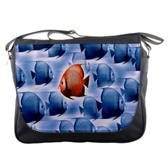 Swim Fish Messenger Bags by Mariart