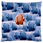 Swim Fish Standard Flano Cushion Case (Two Sides) Front