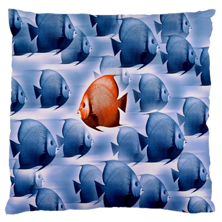 Swim Fish Standard Flano Cushion Case (Two Sides)