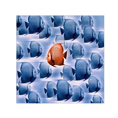 Swim Fish Small Satin Scarf (square) by Mariart