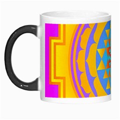 Triangle Orange Pink Morph Mugs by Mariart