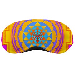 Triangle Orange Pink Sleeping Masks