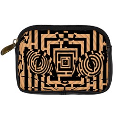 Wooden Cat Face Line Arrow Mask Plaid Digital Camera Cases by Mariart