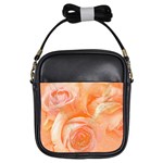 Flower Power, Wonderful Roses, Vintage Design Girls Sling Bags