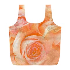 Flower Power, Wonderful Roses, Vintage Design Full Print Recycle Bags (l)  by FantasyWorld7