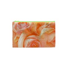 Flower Power, Wonderful Roses, Vintage Design Cosmetic Bag (xs) by FantasyWorld7