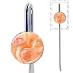 Flower Power, Wonderful Roses, Vintage Design Book Mark Front