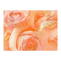 Flower Power, Wonderful Roses, Vintage Design Double Sided Flano Blanket (mini)  by FantasyWorld7