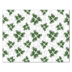 Nature Motif Pattern Design Rectangular Jigsaw Puzzl by dflcprints