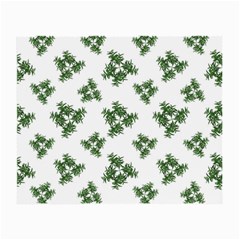 Nature Motif Pattern Design Small Glasses Cloth (2-side) by dflcprints