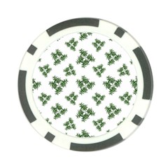 Nature Motif Pattern Design Poker Chip Card Guard by dflcprints