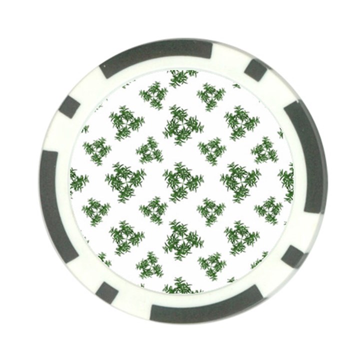 Nature Motif Pattern Design Poker Chip Card Guard