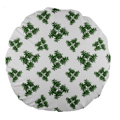 Nature Motif Pattern Design Large 18  Premium Round Cushions by dflcprints