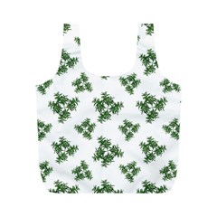 Nature Motif Pattern Design Full Print Recycle Bags (m)  by dflcprints