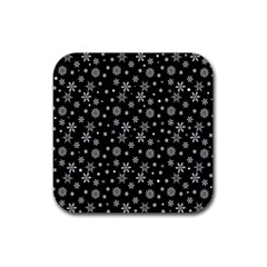 Xmas pattern Rubber Coaster (Square) 