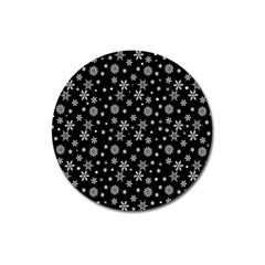 Xmas pattern Magnet 3  (Round)