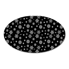 Xmas pattern Oval Magnet