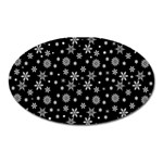 Xmas pattern Oval Magnet Front