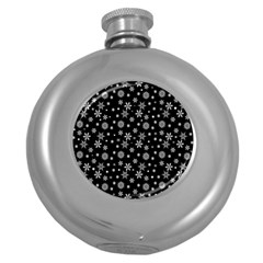 Xmas pattern Round Hip Flask (5 oz)