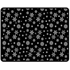 Xmas pattern Fleece Blanket (Medium) 