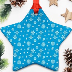 Xmas Pattern Star Ornament (two Sides) by Valentinaart