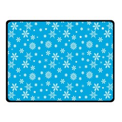 Xmas Pattern Fleece Blanket (small) by Valentinaart