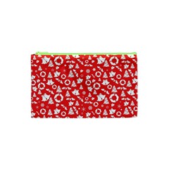 Xmas Pattern Cosmetic Bag (xs) by Valentinaart