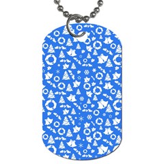 Xmas Pattern Dog Tag (one Side) by Valentinaart