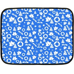 Xmas Pattern Double Sided Fleece Blanket (mini) 