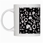 Xmas pattern White Mugs Left