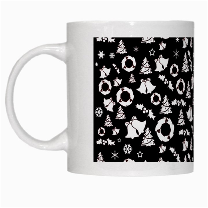 Xmas pattern White Mugs