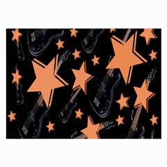 Guitar Star Rain Large Glasses Cloth (2-side) by SpaceyQT