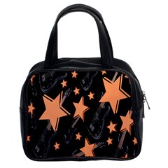 Guitar Star Rain Classic Handbags (2 Sides)