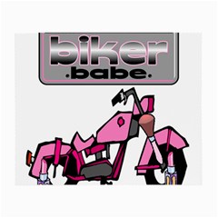 Biker Babe Small Glasses Cloth (2-side)