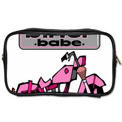 Biker Babe Toiletries Bags by SpaceyQT