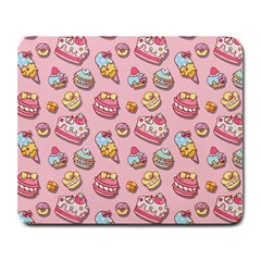 Sweet Pattern Large Mousepads by Valentinaart