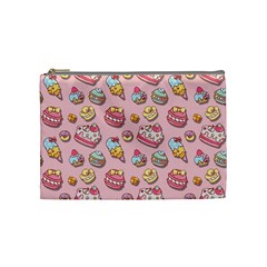 Sweet Pattern Cosmetic Bag (medium)  by Valentinaart