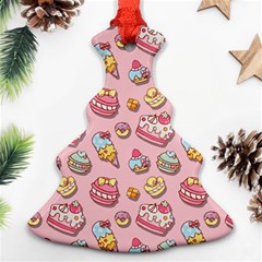 Sweet Pattern Ornament (christmas Tree)  by Valentinaart