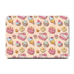 Sweet Pattern Small Doormat  by Valentinaart