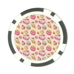 Sweet Pattern Poker Chip Card Guard by Valentinaart